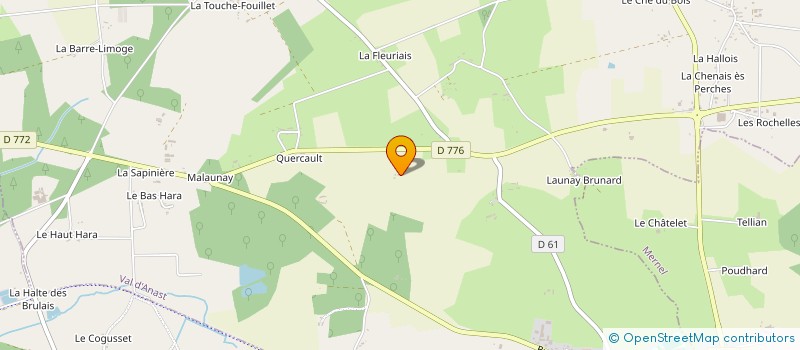 localisation de l'entreprise MONSIEUR ERWAN DANET  VAL D'ANAST