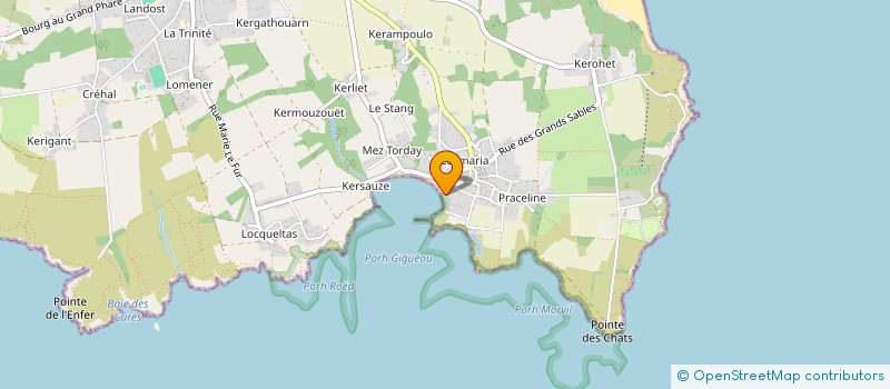 localisation de l'entreprise MONSIEUR ERWAN DAVIGO  GROIX