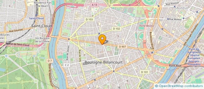 localisation de l'entreprise MONSIEUR ERWAN DE MALHERBE  BOULOGNE-BILLANCOURT