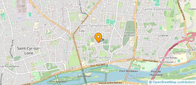 localisation de l'entreprise MONSIEUR ERWAN DEMARET  TOURS