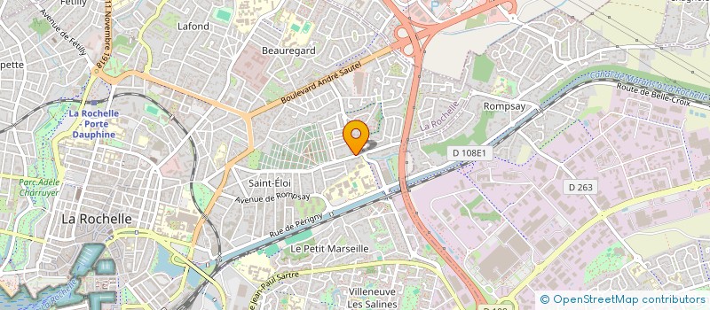 localisation de l'entreprise MONSIEUR ERWAN DESBANDS  LA ROCHELLE