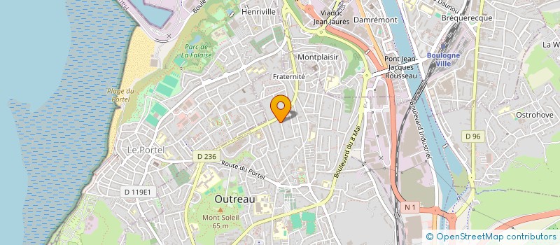 localisation de l'entreprise MONSIEUR ERWAN DUPONT  OUTREAU