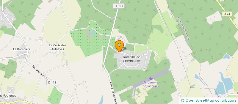 localisation de l'entreprise MONSIEUR ERWAN DUVAIL  RIVES-DU-LOIR-EN-ANJOU