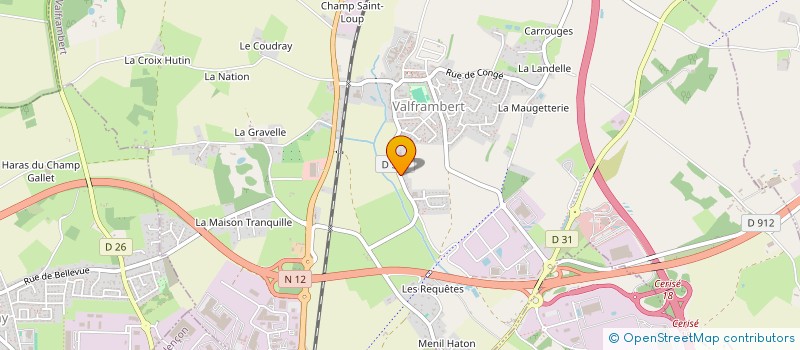 localisation de l'entreprise MONSIEUR ERWAN ELLIEN à VALFRAMBERT