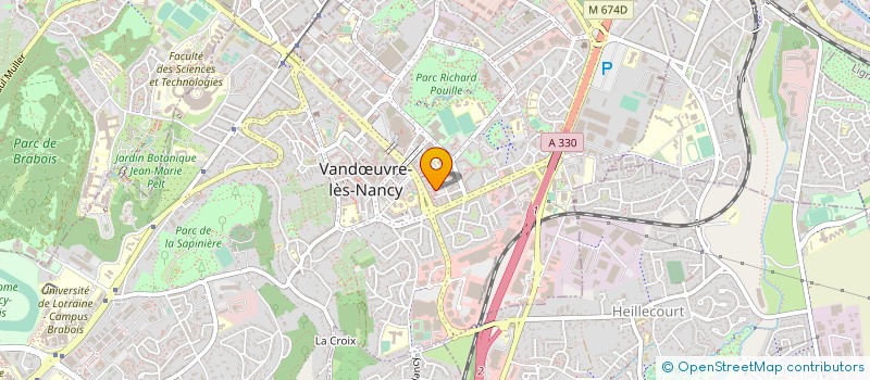 localisation de l'entreprise MONSIEUR ERWAN ERMEL  VANDUVRE-LES-NANCY