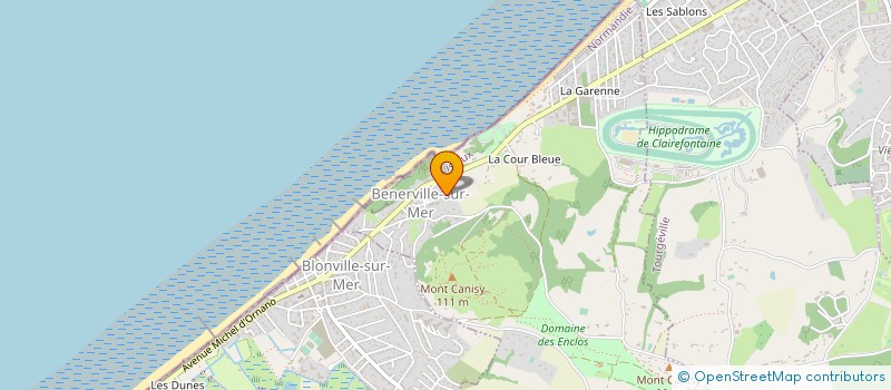 localisation de l'entreprise MONSIEUR ERWAN ERWAN DEVAULX DE CHAMBORD  BENERVILLE-SUR-MER