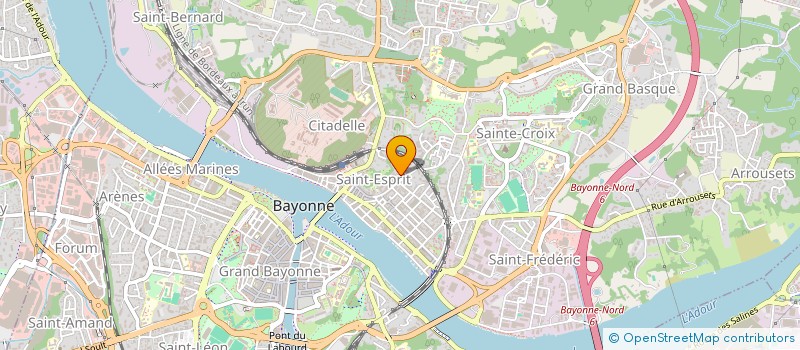 localisation de l'entreprise MONSIEUR ERWAN ETIENNE à BAYONNE