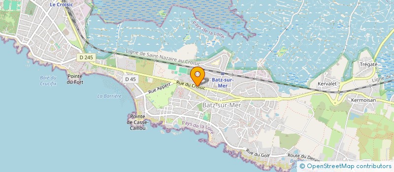 localisation de l'entreprise MONSIEUR ERWAN FAUCHET  BATZ-SUR-MER