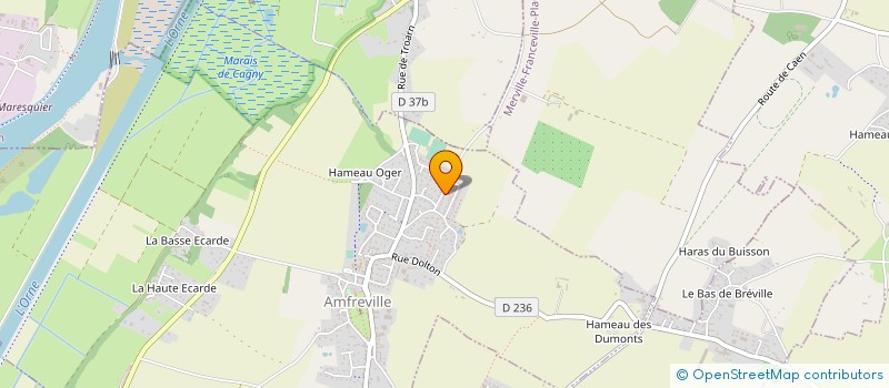 localisation de l'entreprise MONSIEUR ERWAN FOUQUES  AMFREVILLE