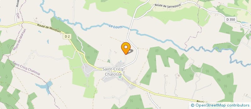 localisation de l'entreprise MONSIEUR ERWAN FOURNIER  SAINT-CRICQ-CHALOSSE