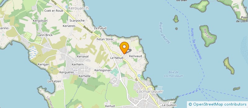 localisation de l'entreprise MONSIEUR ERWAN FRICK  LOCMARIAQUER