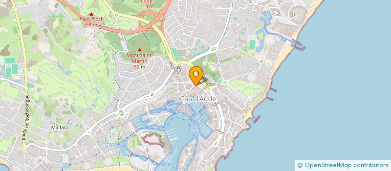 localisation de l'entreprise MONSIEUR ERWAN GABOURI  AGDE