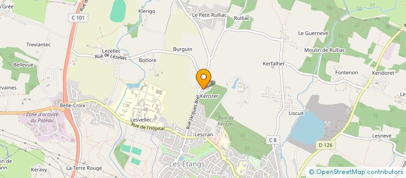 localisation de l'entreprise MONSIEUR ERWAN GARO  SAINT-AVE