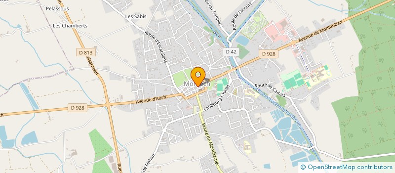 localisation de l'entreprise MONSIEUR ERWAN GAROUSTE  LA VILLE DIEU DU TEMPLE