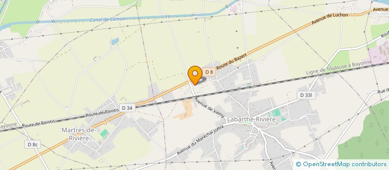 localisation de l'entreprise MONSIEUR ERWAN GIRAUDO  LABARTHE-RIVIERE