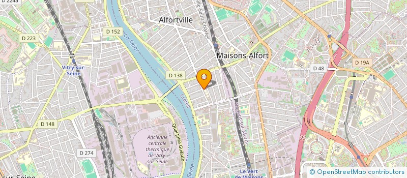 localisation de l'entreprise MONSIEUR ERWAN GUERET  ALFORTVILLE