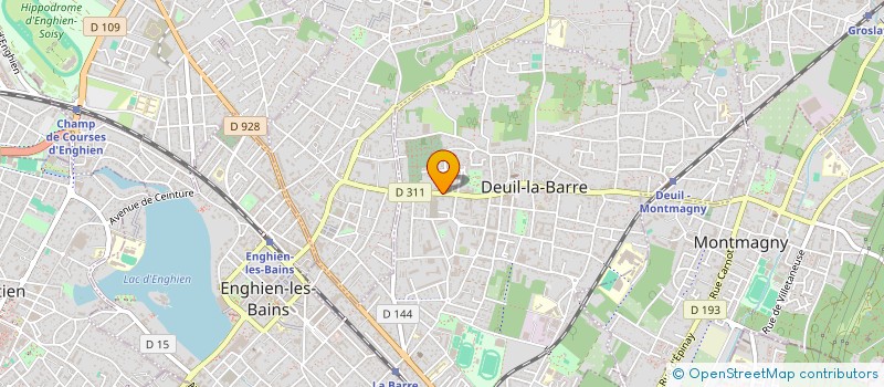 localisation de l'entreprise MONSIEUR ERWAN GUILLEUX à DEUIL-LA-BARRE