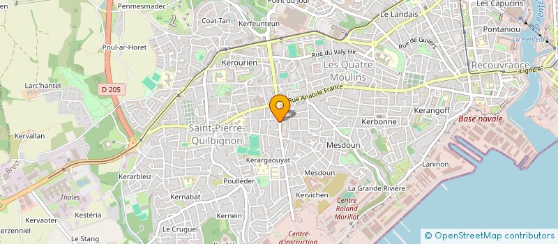 localisation de l'entreprise MONSIEUR ERWAN GUYOT à BREST