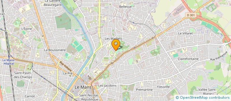 localisation de l'entreprise MONSIEUR ERWAN HAMONIC  LE MANS