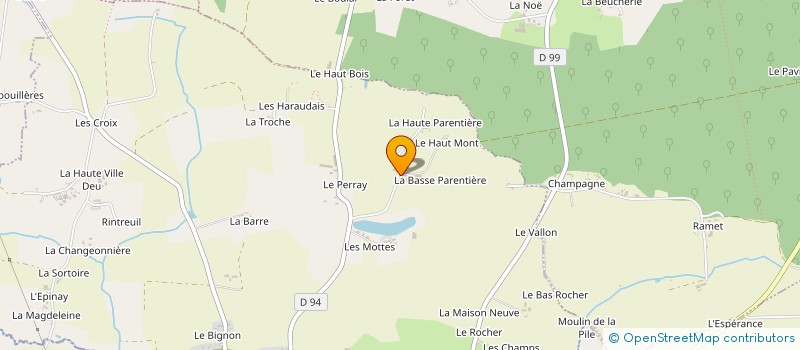 localisation de l'entreprise MONSIEUR ERWAN HOUSSAIS  SAINTE-COLOMBE