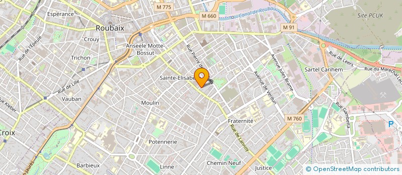 localisation de l'entreprise MONSIEUR ERWAN ITOUMAINE  ROUBAIX