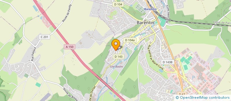 localisation de l'entreprise MONSIEUR ERWAN JACKY MARC DEGUILHEN  BARENTIN