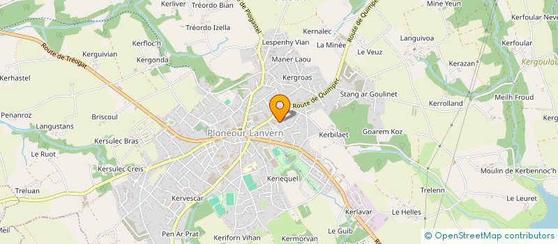 localisation de l'entreprise MONSIEUR ERWAN JAIN  PLONEOUR-LANVERN