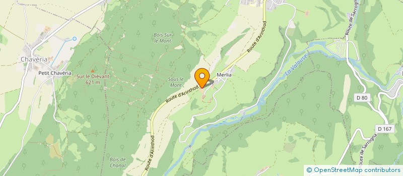 localisation de l'entreprise MONSIEUR ERWAN JANOT  ORGELET