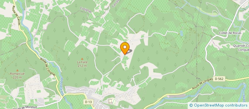 localisation de l'entreprise MONSIEUR ERWAN JEGOUDEZ  CARCES