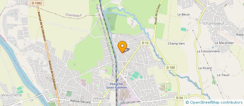 localisation de l'entreprise MONSIEUR ERWAN JONCOUR  VEAUCHE