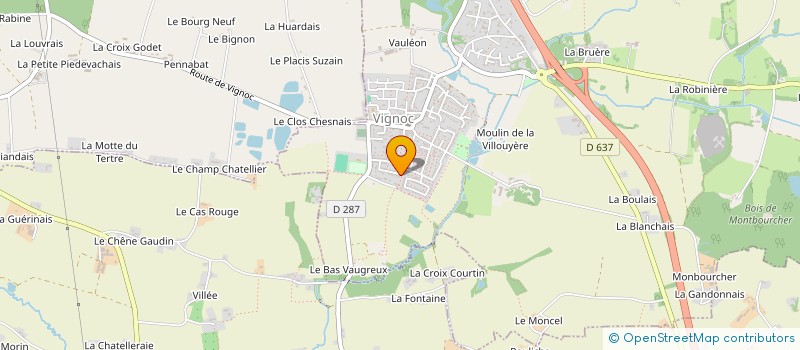 localisation de l'entreprise MONSIEUR ERWAN JOSSE  VIGNOC