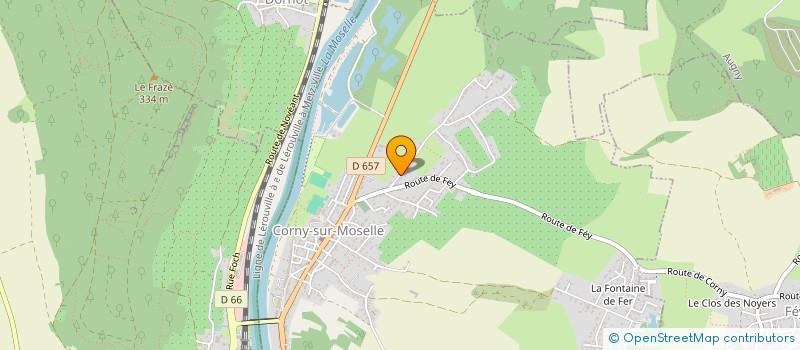 localisation de l'entreprise MONSIEUR ERWAN KADI  CORNY-SUR-MOSELLE