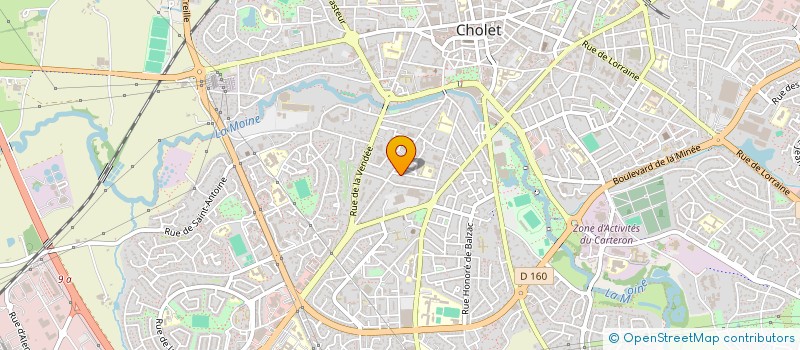 localisation de l'entreprise MONSIEUR ERWAN KERDAFFRET  CHOLET