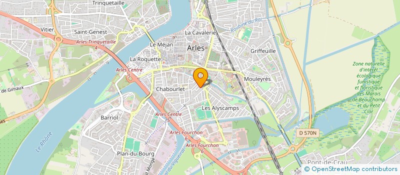 localisation de l'entreprise MONSIEUR ERWAN KERMARREC à ARLES