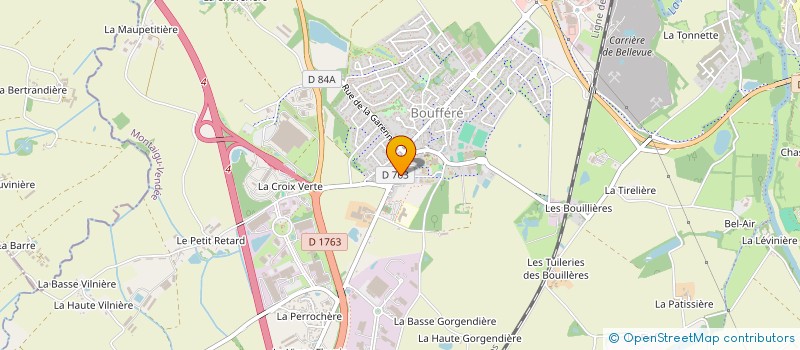 localisation de l'entreprise MONSIEUR ERWAN KERVRAN à MONTAIGU-VENDEE