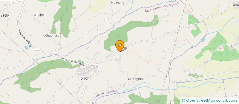 localisation de l'entreprise MONSIEUR ERWAN KRAFT-CLAVERIE  SAINT-HILAIRE-DE-LUSIGNAN