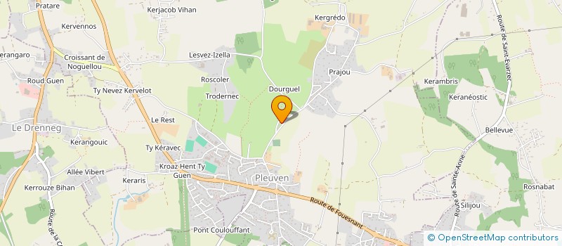 localisation de l'entreprise MONSIEUR ERWAN LABORY à PLEUVEN