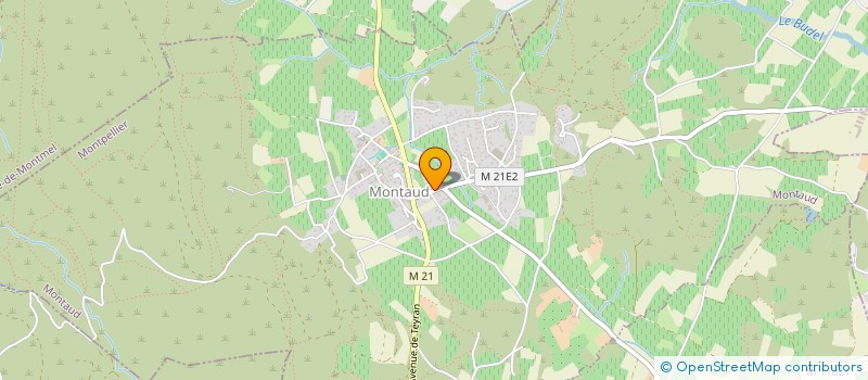 localisation de l'entreprise MONSIEUR ERWAN LAGLAINE  MONTAUD