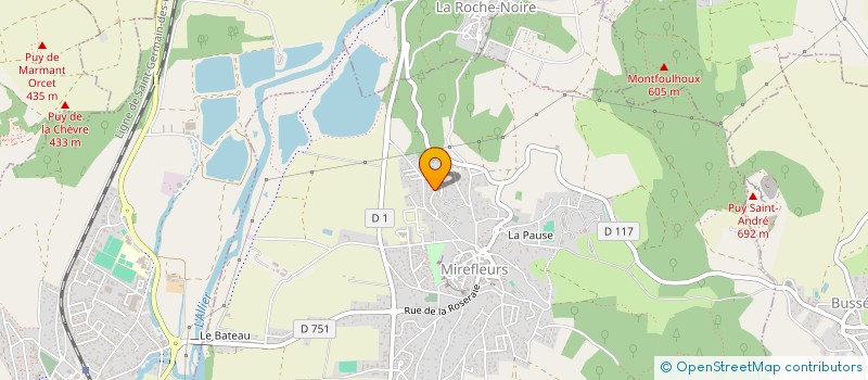 localisation de l'entreprise MONSIEUR ERWAN LAROCHE à VICHY