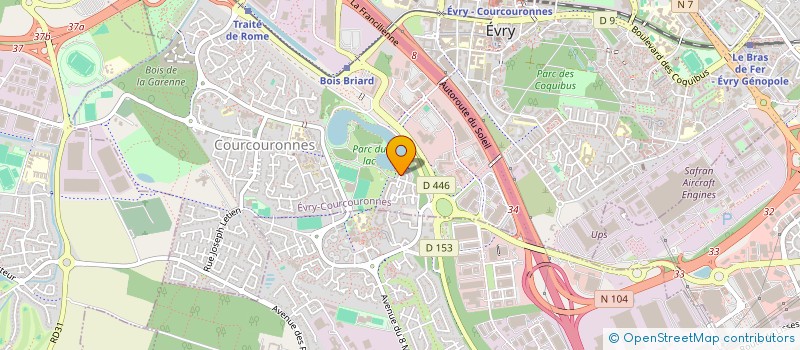 localisation de l'entreprise MONSIEUR ERWAN LAVENANT  EVRY-COURCOURONNES