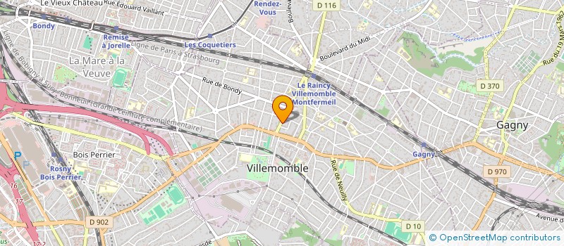 localisation de l'entreprise MONSIEUR ERWAN LAVOISIER à VILLEMOMBLE