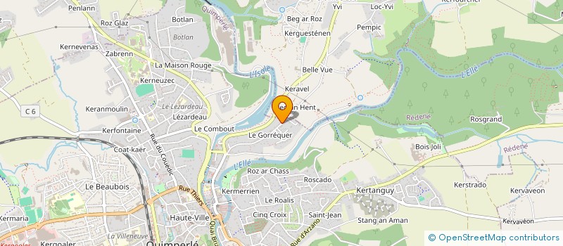 localisation de l'entreprise MONSIEUR ERWAN LE BAGOUSSE à QUIMPERLE