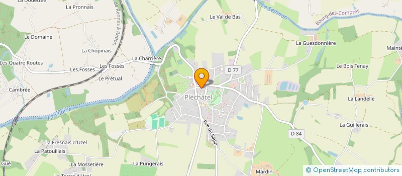 localisation de l'entreprise MONSIEUR ERWAN LE CAM  PLECHATEL