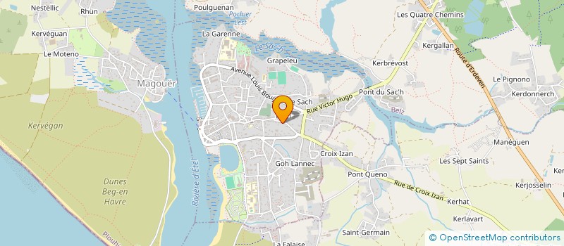 localisation de l'entreprise MONSIEUR ERWAN LE CORNEC  ETEL