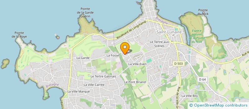 localisation de l'entreprise MONSIEUR ERWAN LE CORRE  SAINT-LUNAIRE