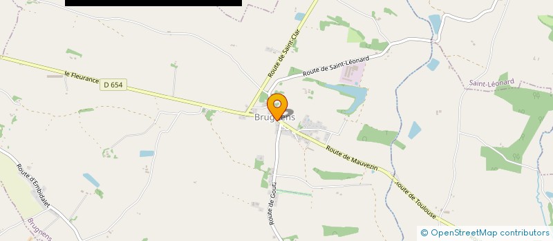 localisation de l'entreprise MONSIEUR ERWAN LE CORVIC  BRUGNENS