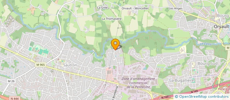 localisation de l'entreprise MONSIEUR ERWAN LE COZ  SAUTRON