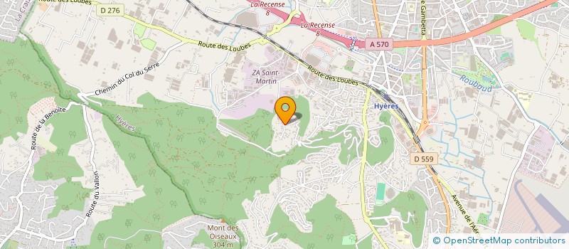 localisation de l'entreprise MONSIEUR ERWAN LE CUZIAT à HYERES