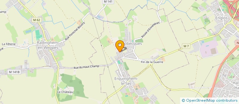localisation de l'entreprise MONSIEUR ERWAN LE FER à ESCOBECQUES