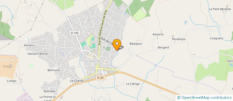 localisation de l'entreprise MONSIEUR ERWAN LE FOLL à SURZUR